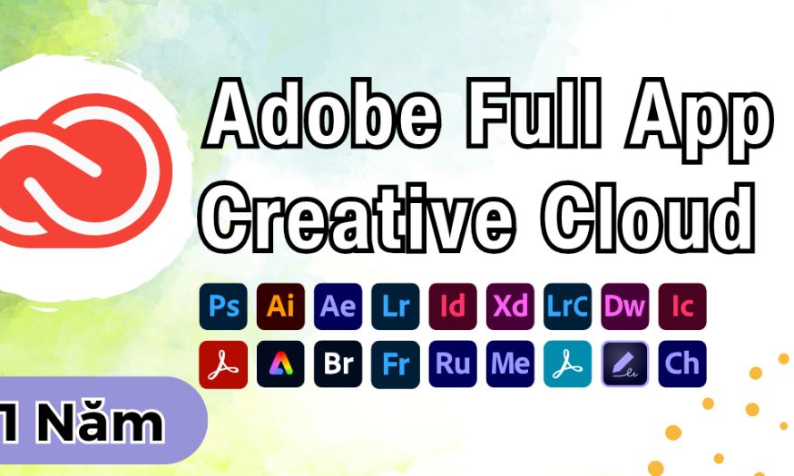 Adobe Photoshop Full App 100GB Cloud Và Substance 3D Collections